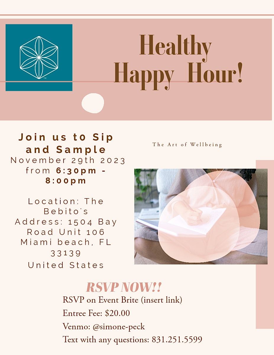 Healthy Happy Hour- Get ahead of your 2024 goals and make new friends
