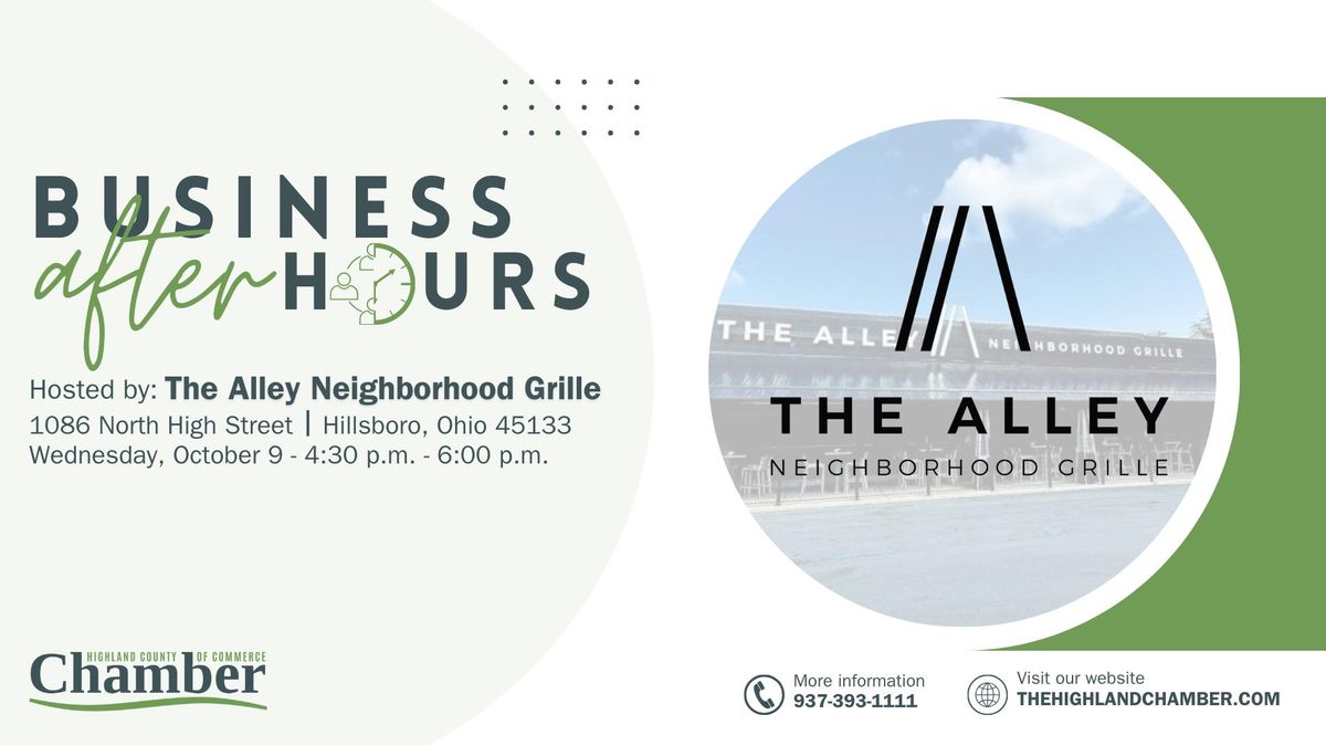 Business After Hours: The Alley Neighborhood Grille 