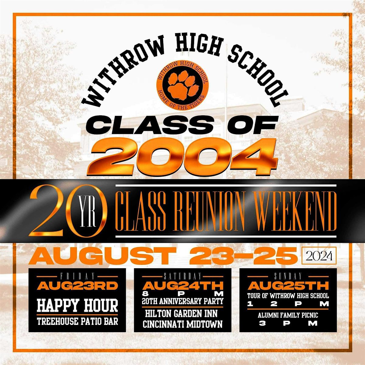 Withrow High School 20yr Class Reunion Weekend