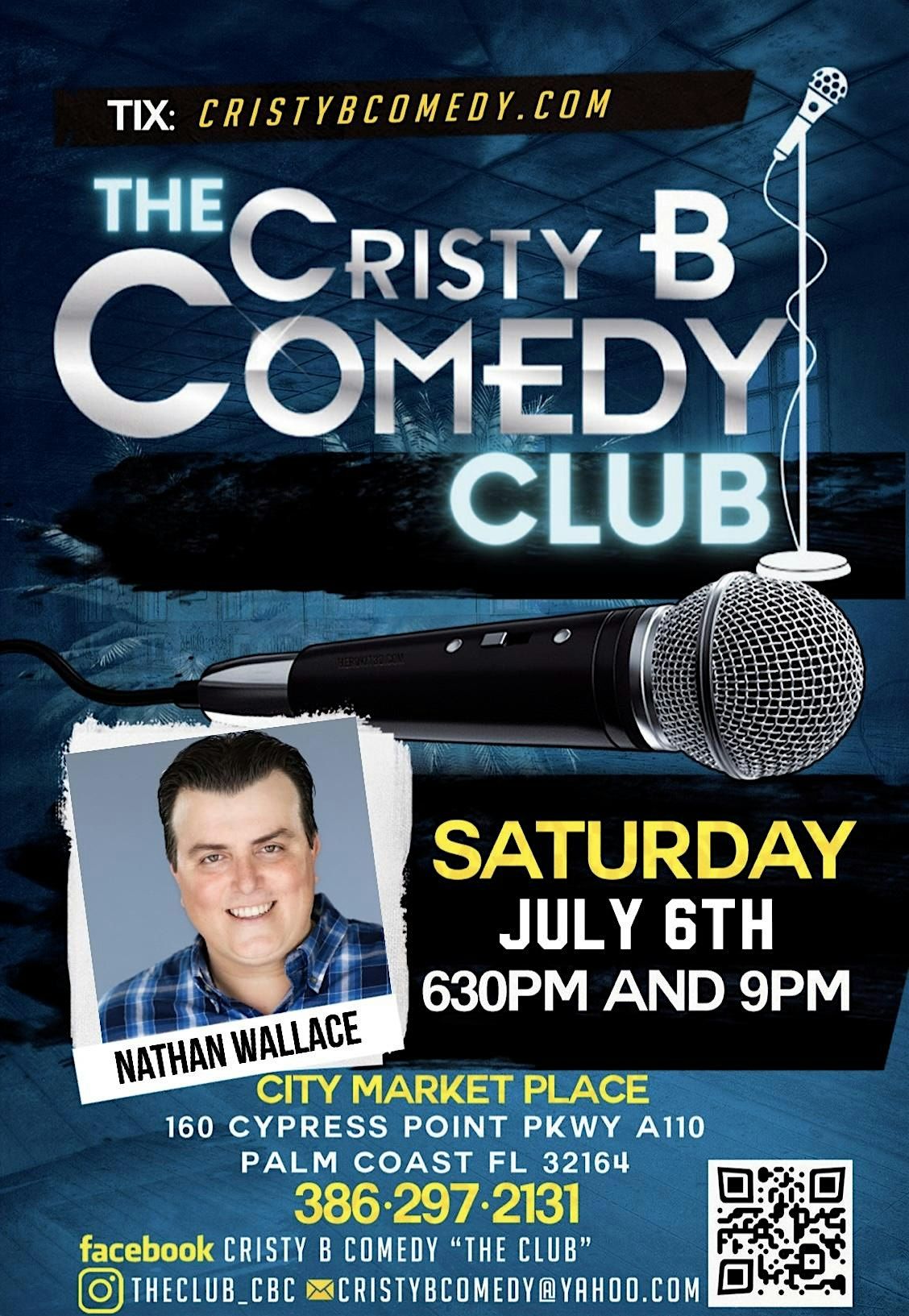 Comedy at THE CLUB starring Nathan Wallace