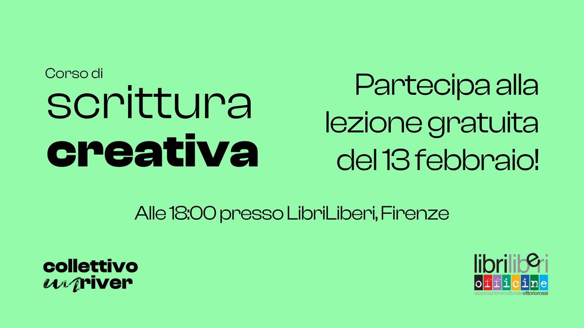 Lezione introduttiva gratuita - Corso di Scrittura creativa