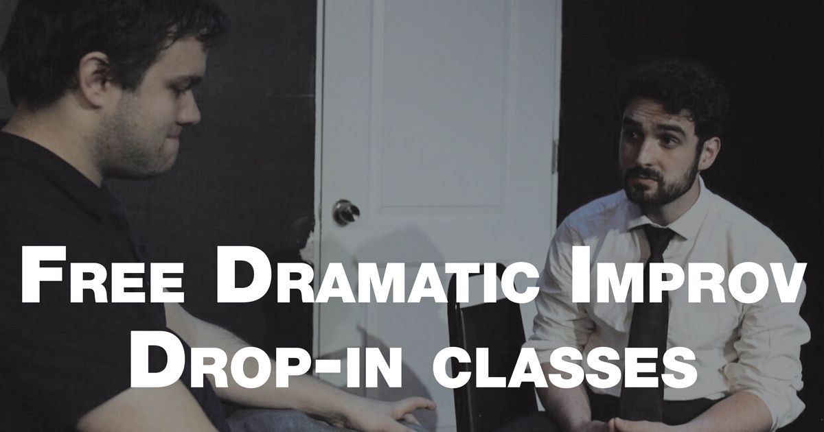 Free Dramatic Improv Drop-in Class at Theatre Momentum