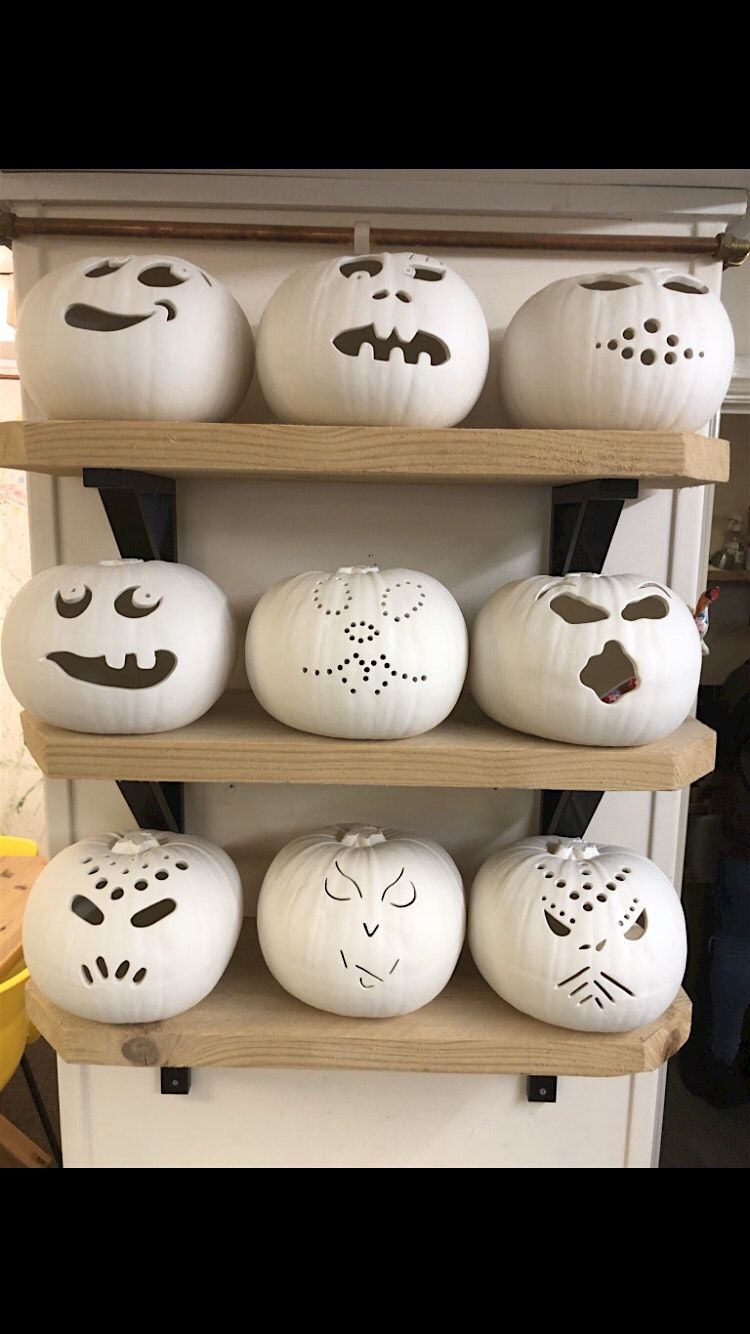 Ceramic pumpkin lantern