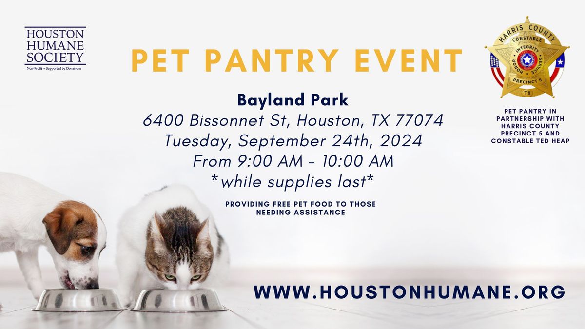 Pet Pantry @ Bayland Park