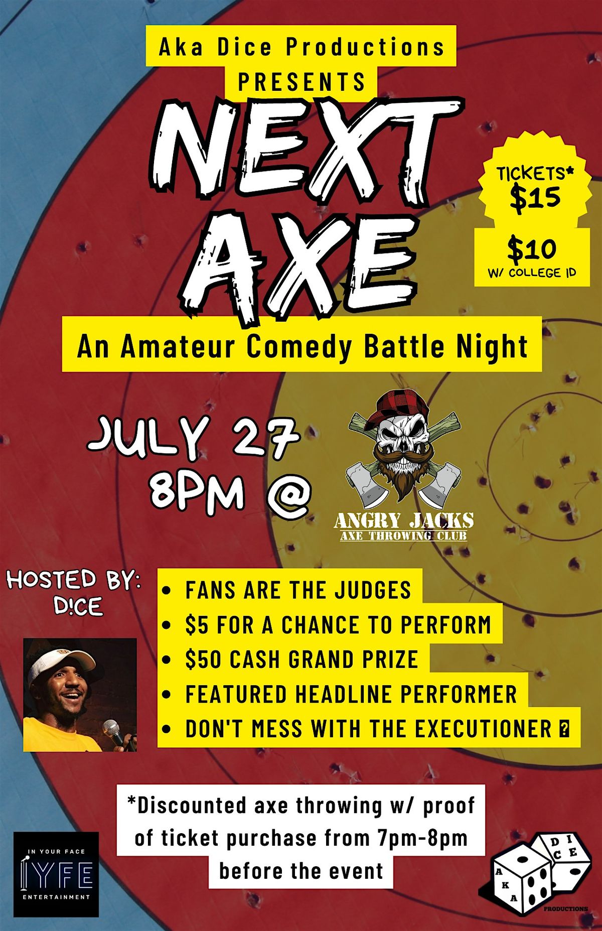 NEXT AXE - An Amatuer Comedy Battle Night (May)