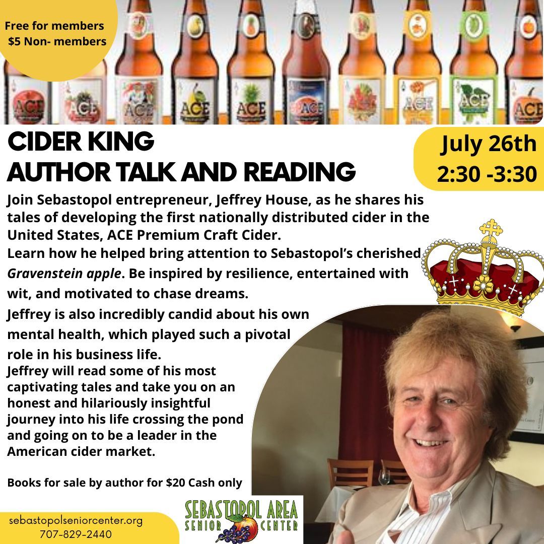 Cider King Author Talk and Reading 