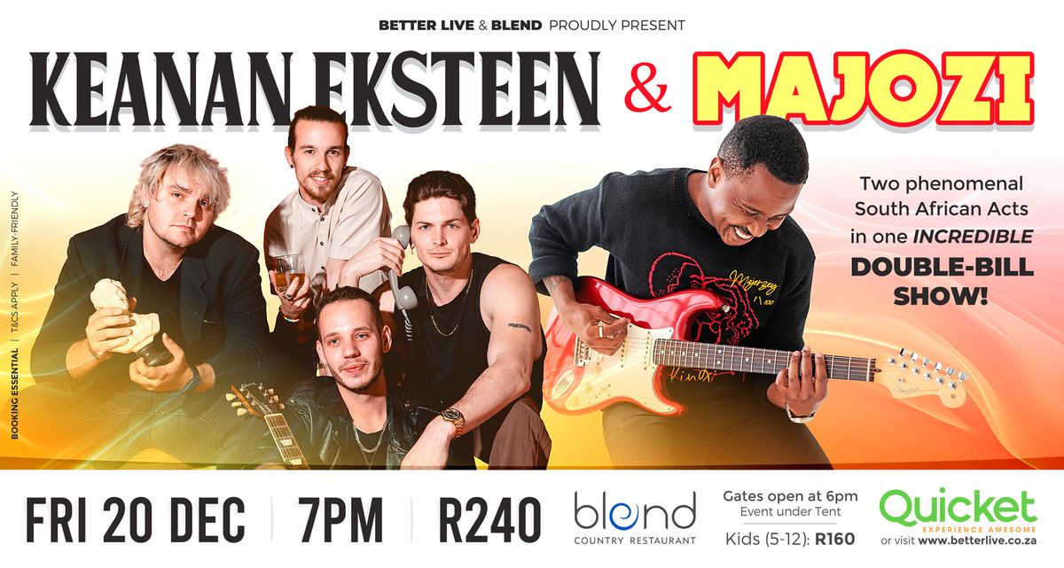 KEANAN EKSTEEN and MAJOZI - Fri 20 Dec 2024