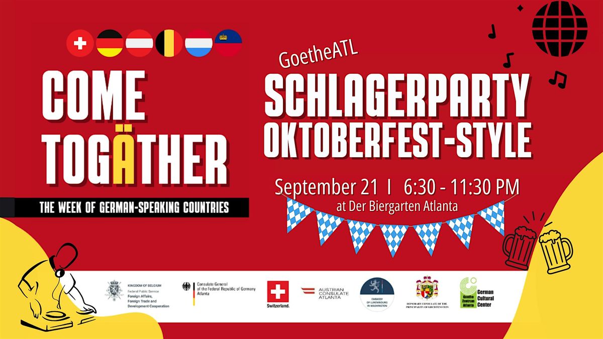 COME TOG\u00c4THER Schlagerparty Oktoberfest-Style