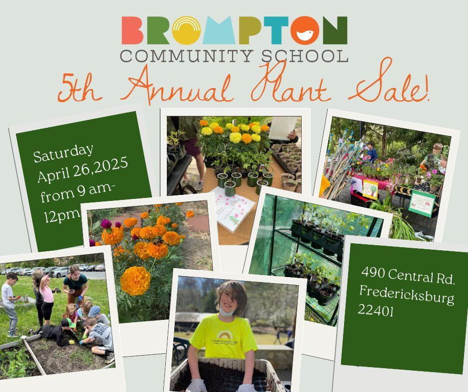 Brompton Community School Annual Plant Sale