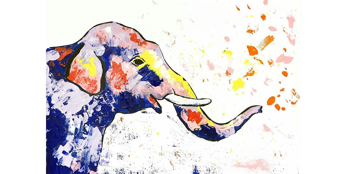 Paint & Pub Night -  Colourful Elephant