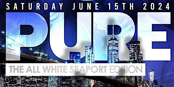 PURE!!! ALL WHITE YACHT PARTY w\/ DJ SELF OF POWER 105.1!!!