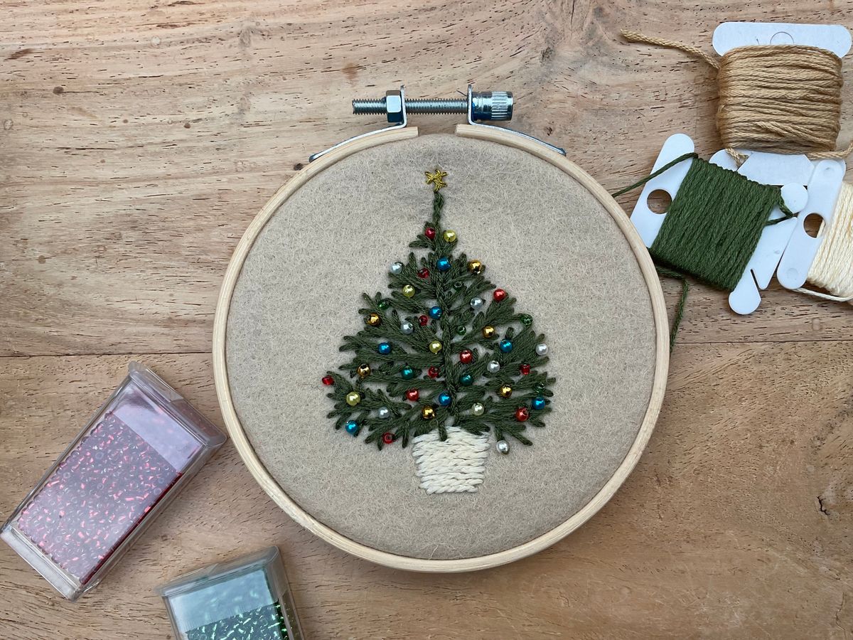 Stitch a Christmas Tree workshop