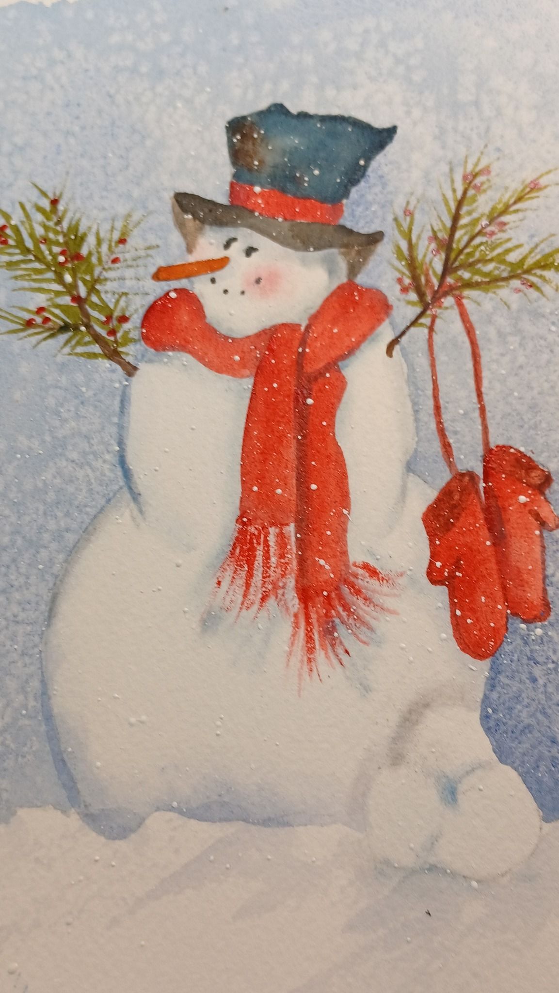 Watercolor at Wildwood: Sparkling Christmas Cards