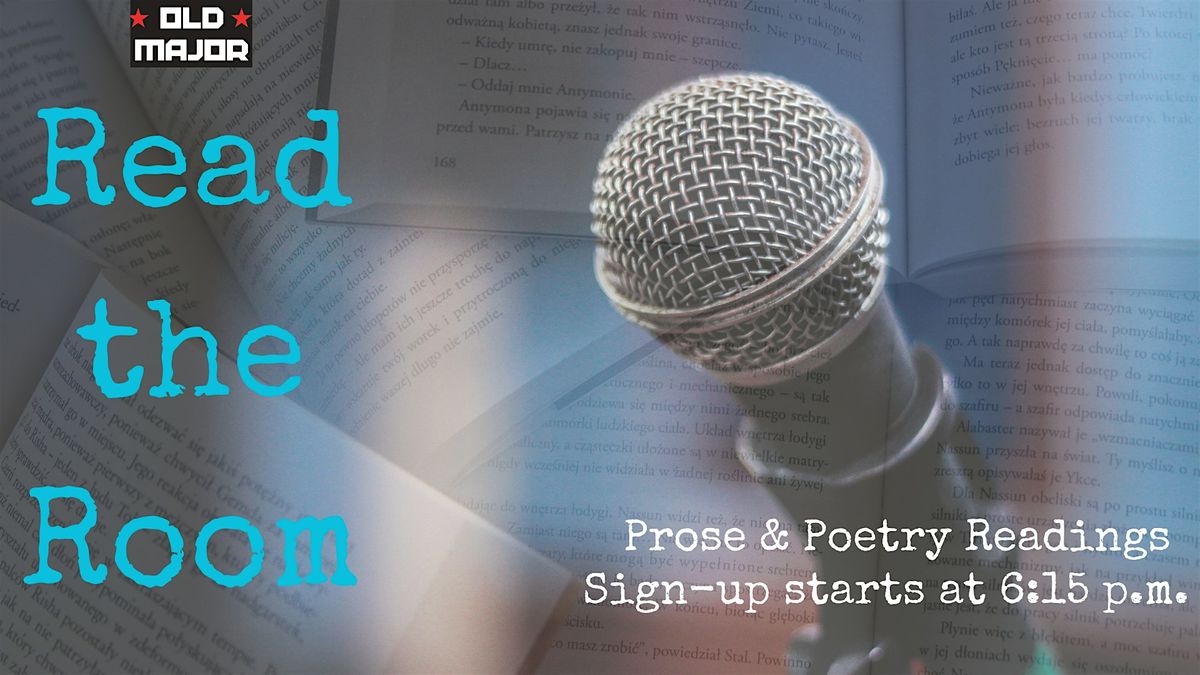 Read the Room: A Prose & Poetry Readings (Literature Open Mic)