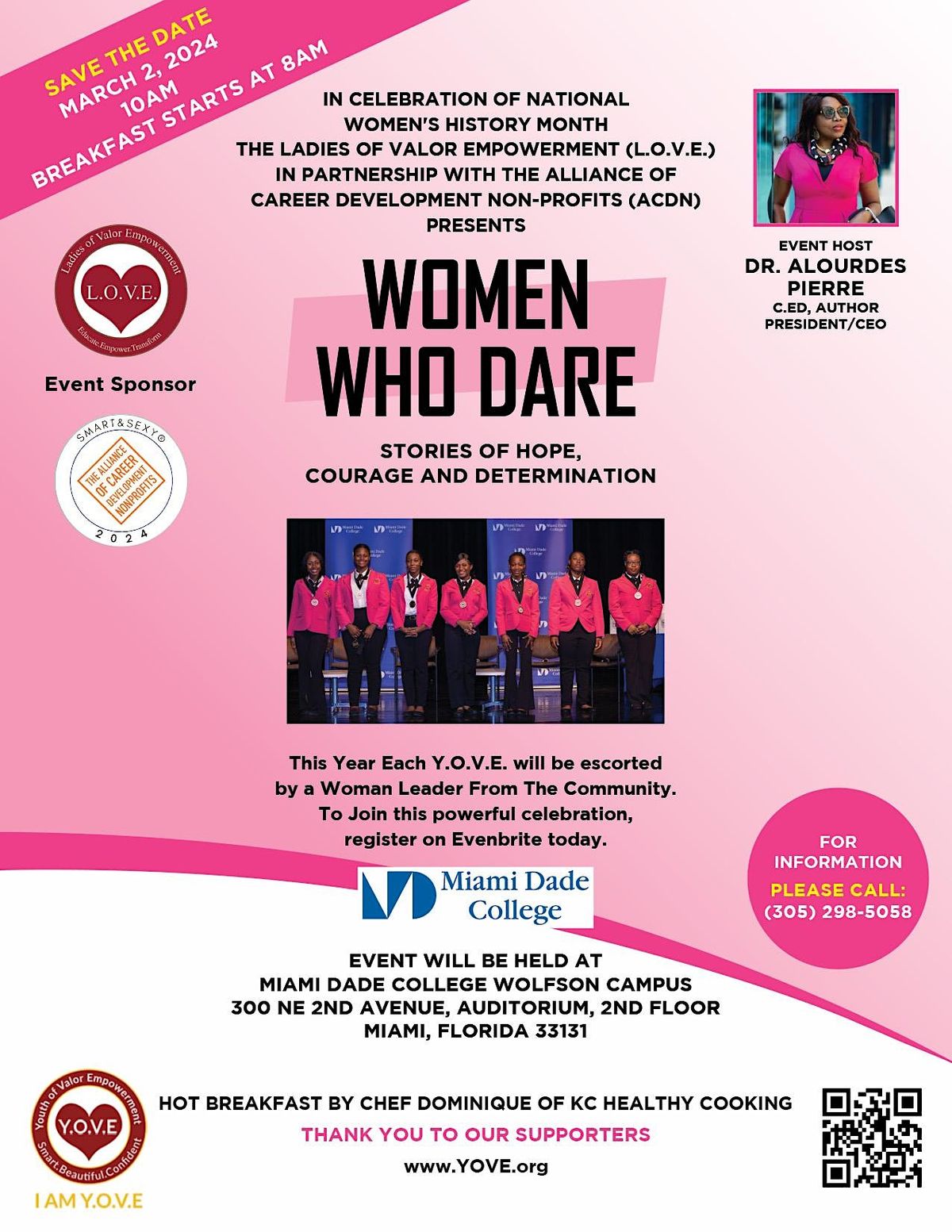 "Women Who Dare" In Celebration of National Women History Month 2024