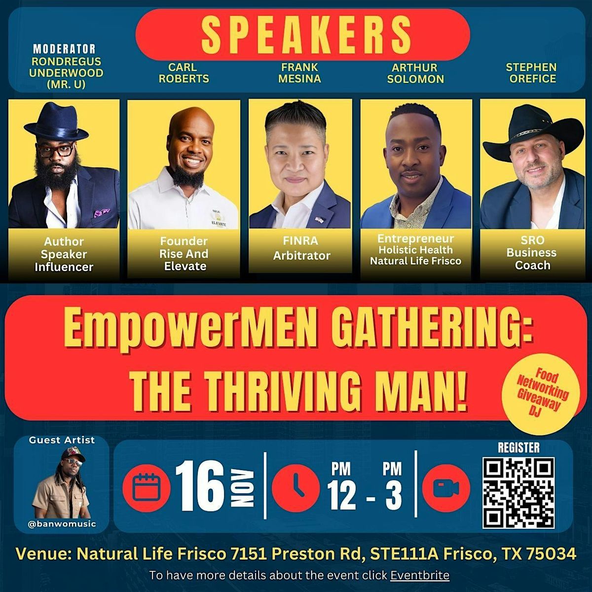 EmpowerMEN GATHERING:  The Thriving Man!