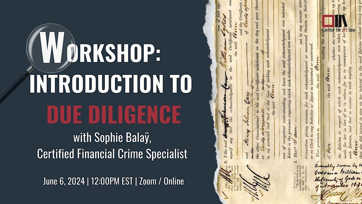Workshop: Introduction to Due Diligence