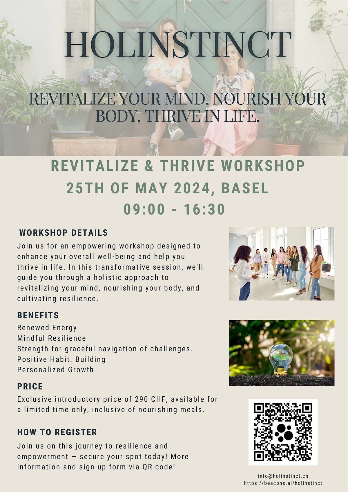 Revitalize & Thrive Workshop