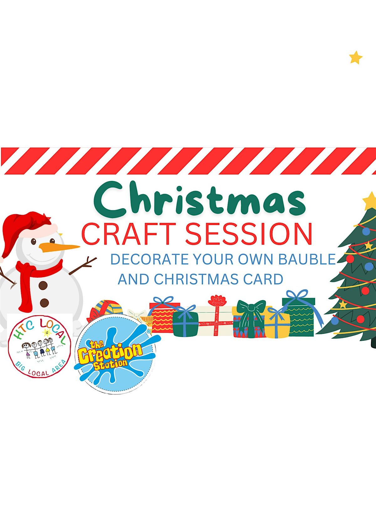 HTC Big Local: Decorate your own Christmas Bauble with The Creation Station