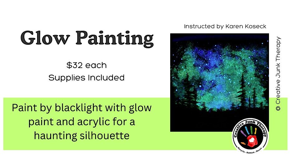 Glow Acrylic Painting