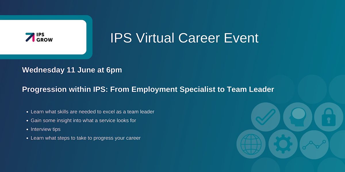 Progression within IPS: From Employment Specialist to Team Leader