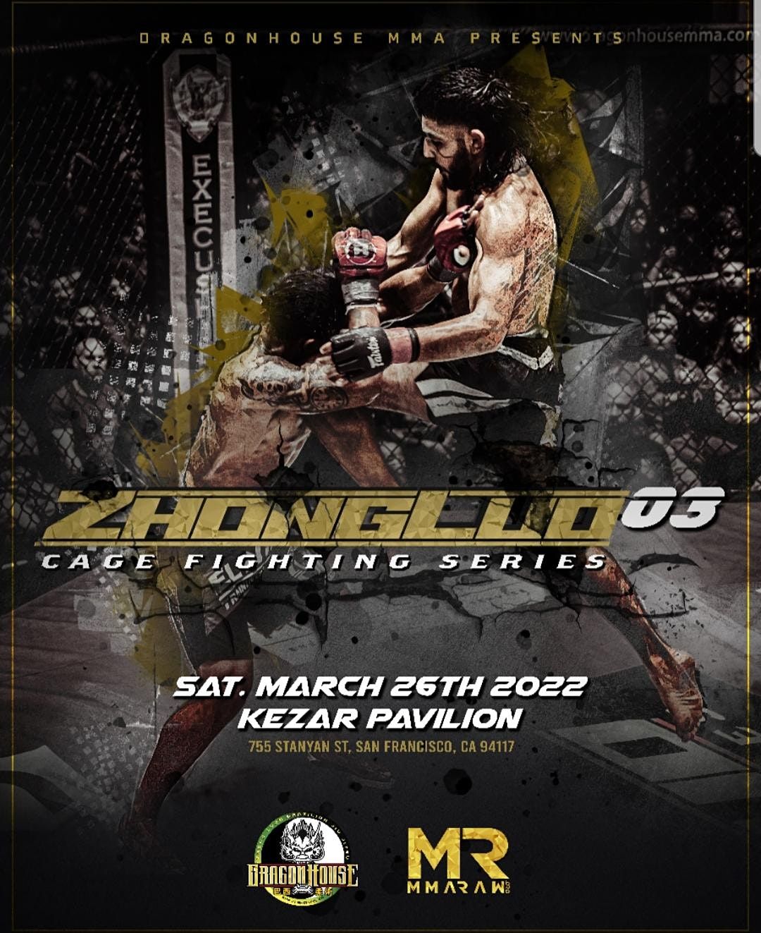 Zhong Luo Cage Fighting Series 03, Kezar Pavilion, San Francisco, 26 ...