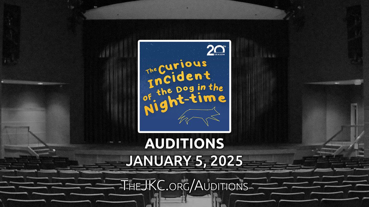 AUDITIONS - The Curious Incident of the Dog in the Night-time