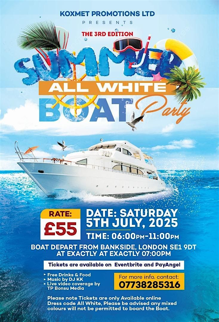 SUMMER ALL WHITE BOAT PARTY