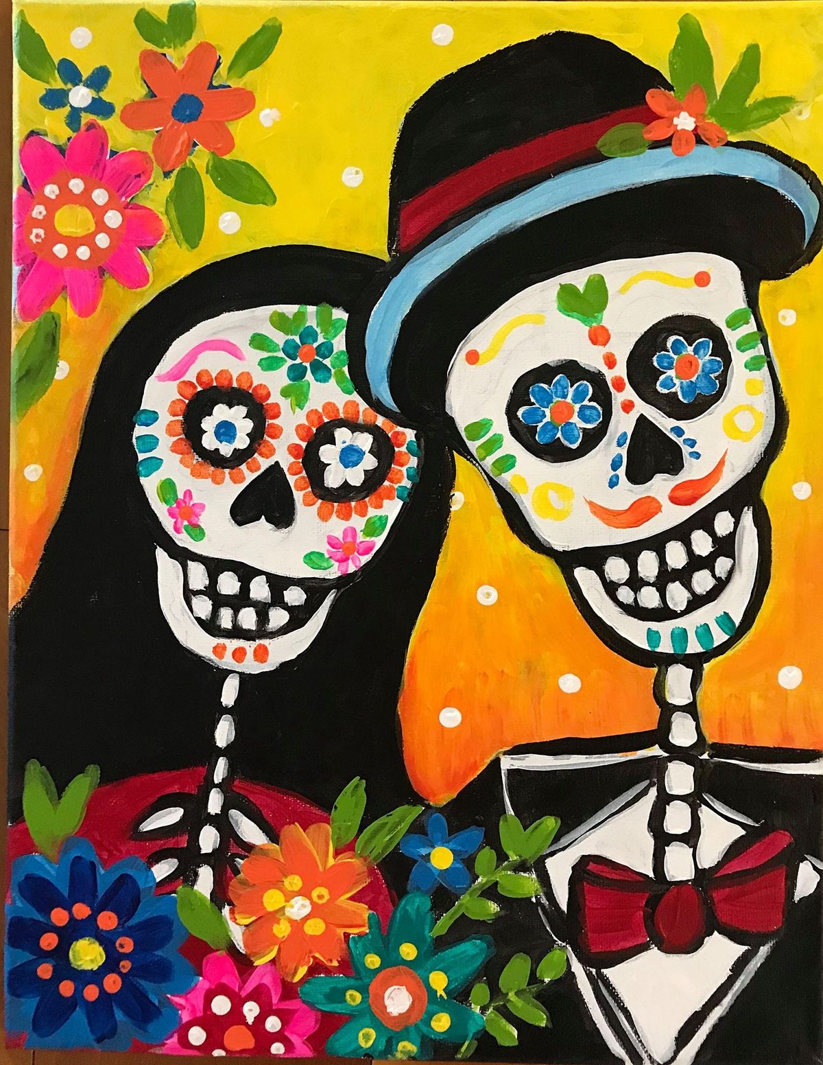 Mr and Mrs Bones Paint & Sip in the Lofts, Paso Market Walk, Paso