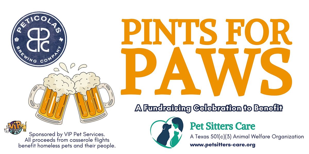 Pints for Paws - Celebrating 23 Years of Pet Love