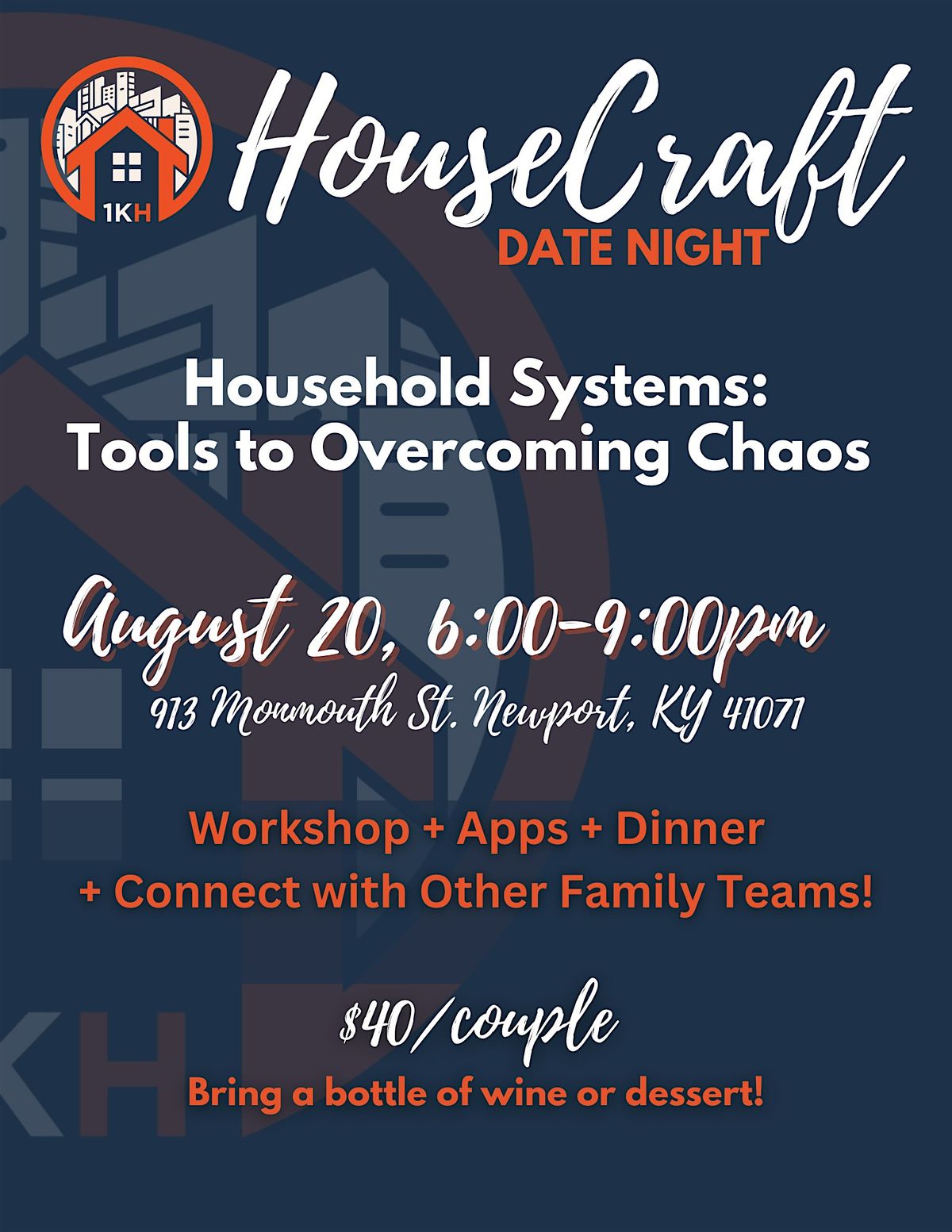 1KH HouseCraft Date Night: Household Systems - Tools for Overcoming Chaos