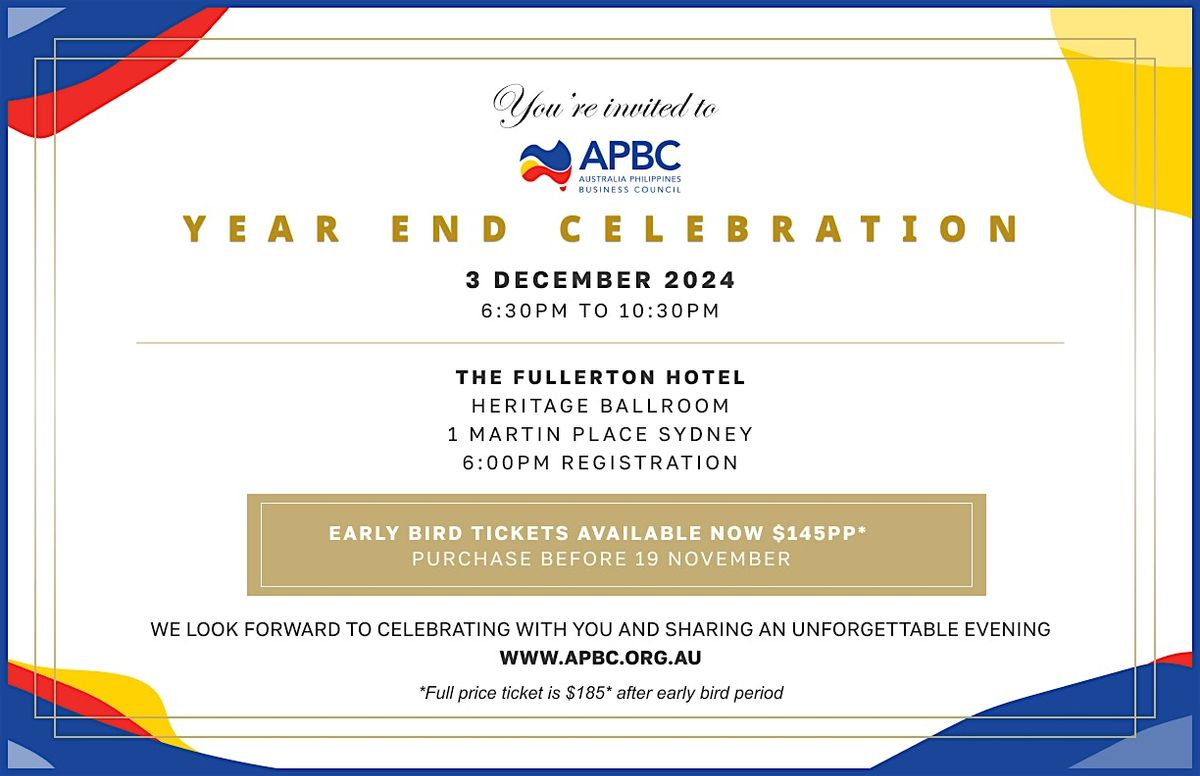 Australia Philippines Business Council Year End Celebration 2024