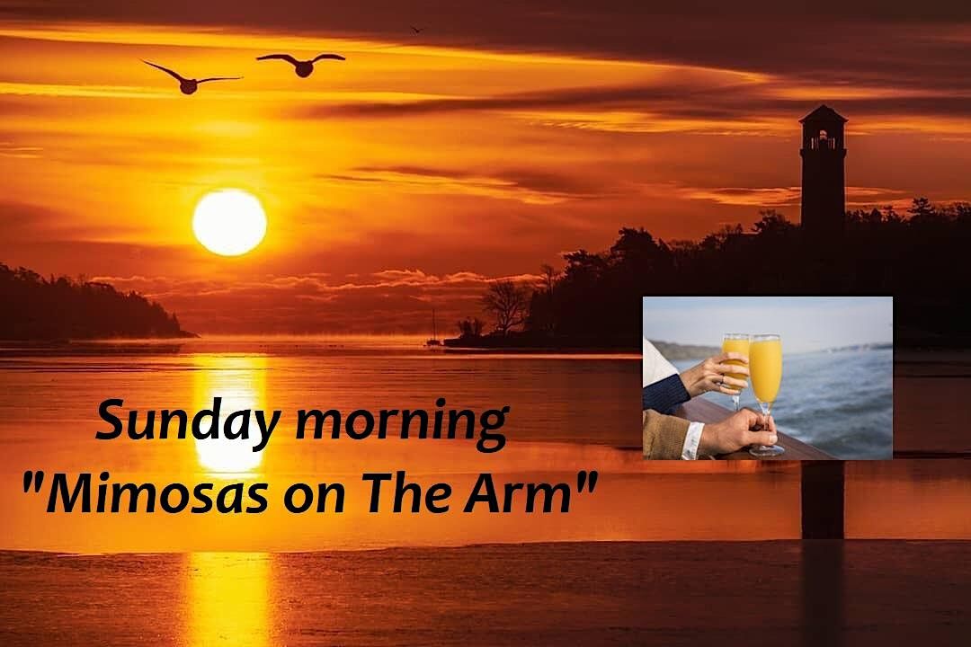 SUNDAY MORNING "TIKI MIMOSAS ON THE ARM"