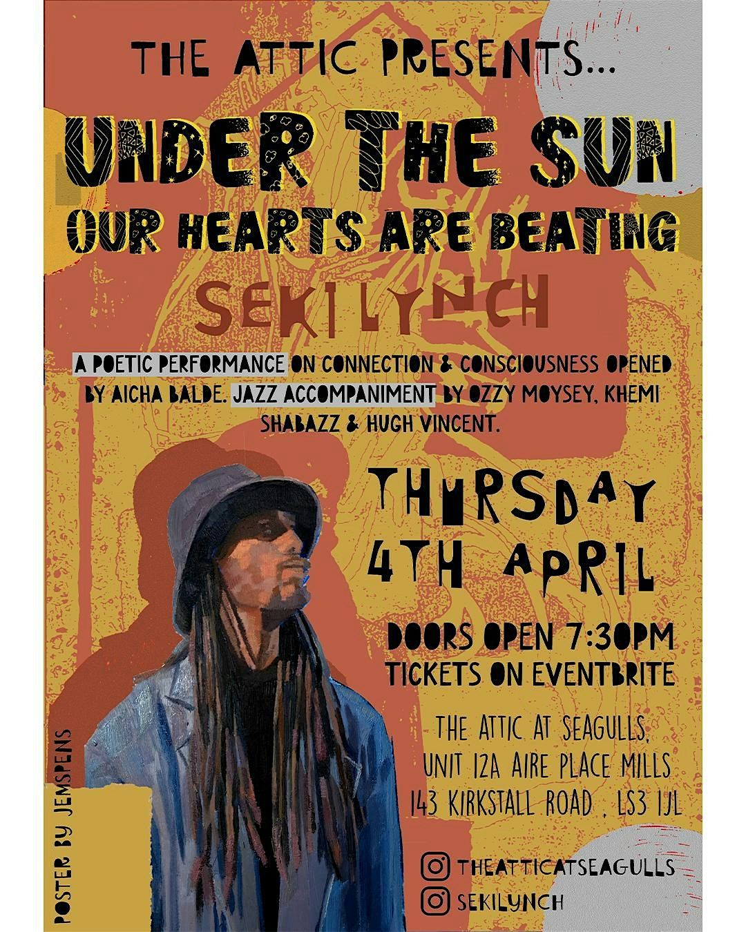 The Attic Presents 'Under The Sun Our Hearts Are Beating' with Seki Lynch