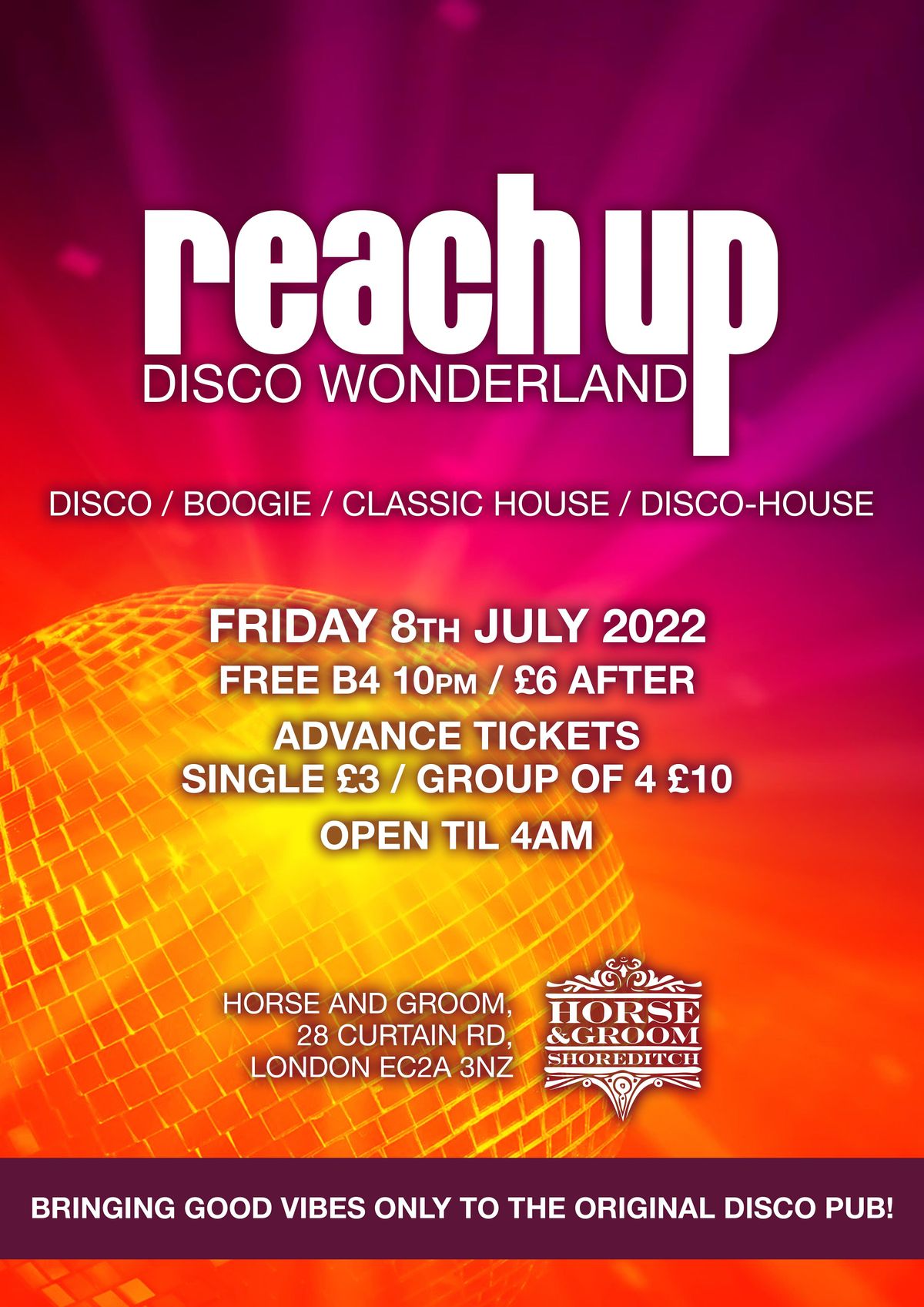 Disco Wonderland w\/ Andy Smith & Nick 'Reach Up'