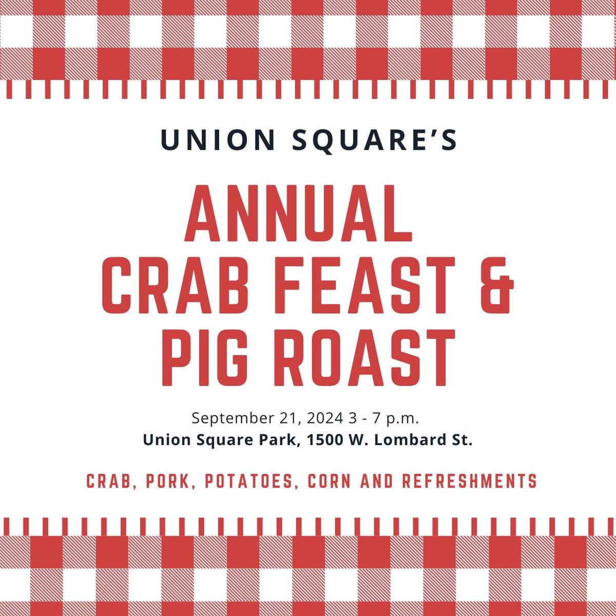 Union Square's Crab Feast & Pig Roast