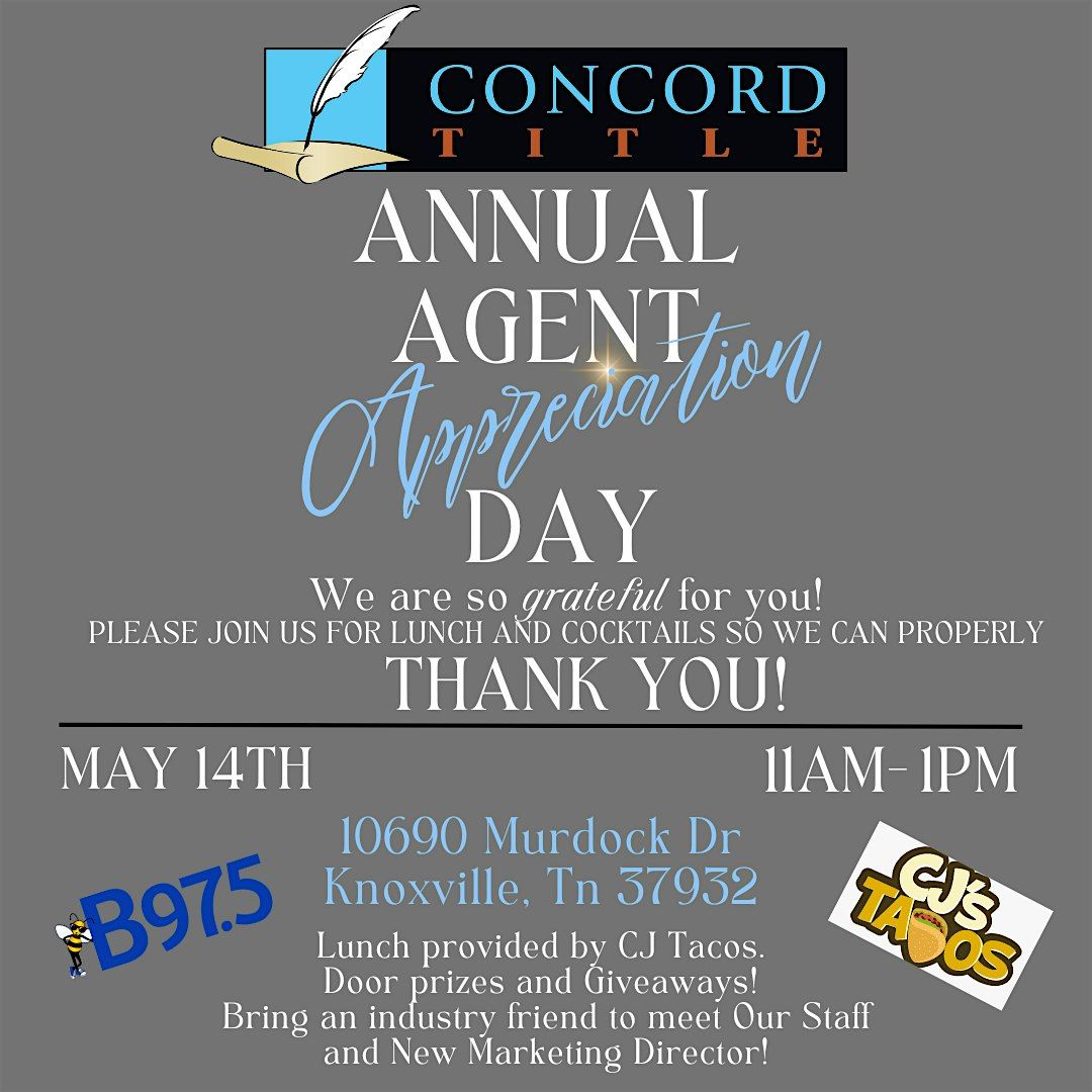 Annual Agent Appreciation Day