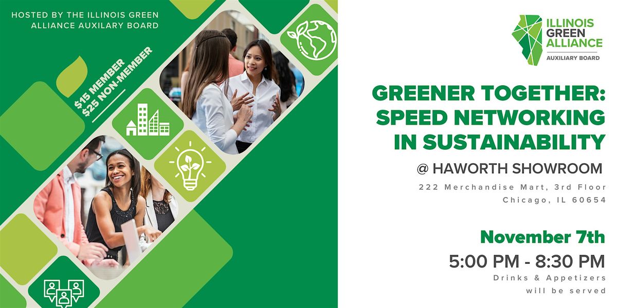 Greener Together: Speed Networking in Sustainability