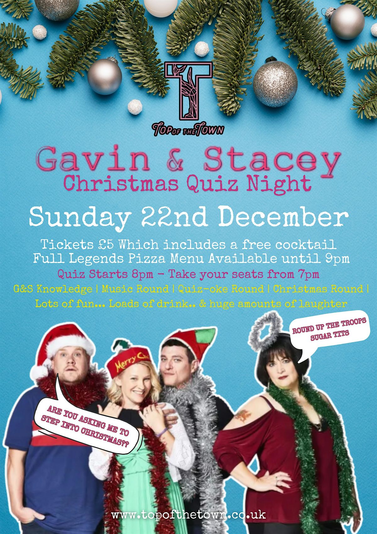 Gavin & Stacey Christmas Quiz Night