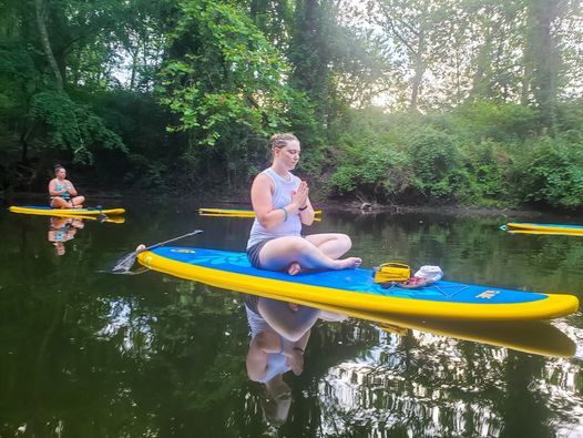 All Levels Stand Up Paddle Board Yoga on the Lehigh River, Easton PA Rt. 33 Boat Launch