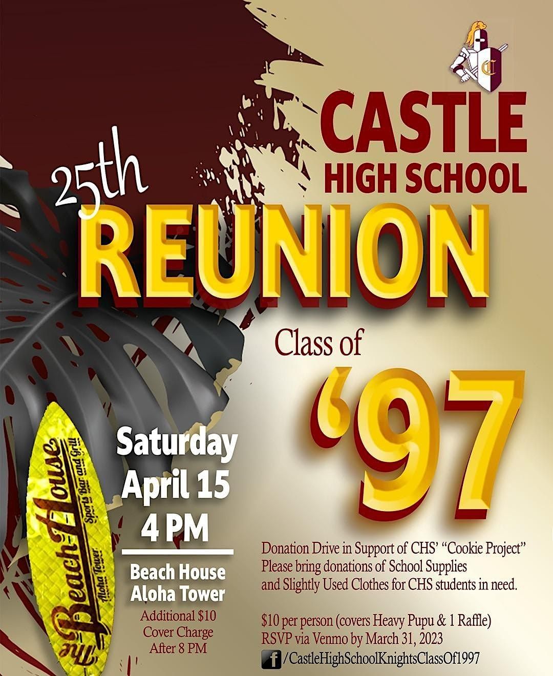 James B. Castle High School Class of 1997 25th year reunion