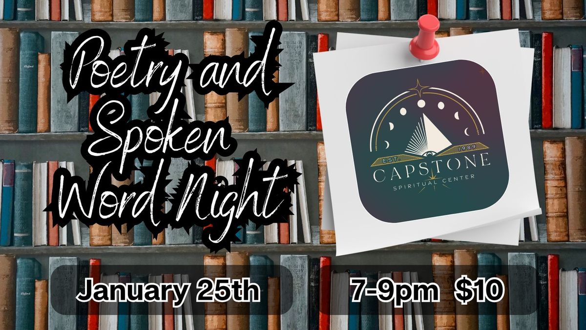 Poetry and Spoken Word Night - January