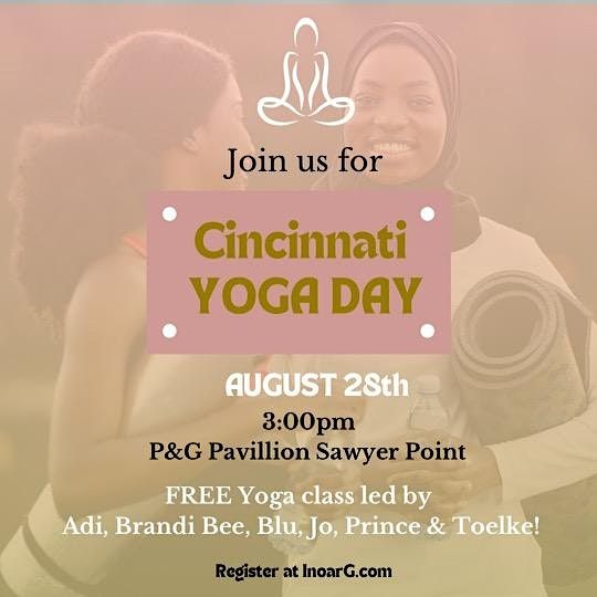 Cincinnati Yoga Day!!