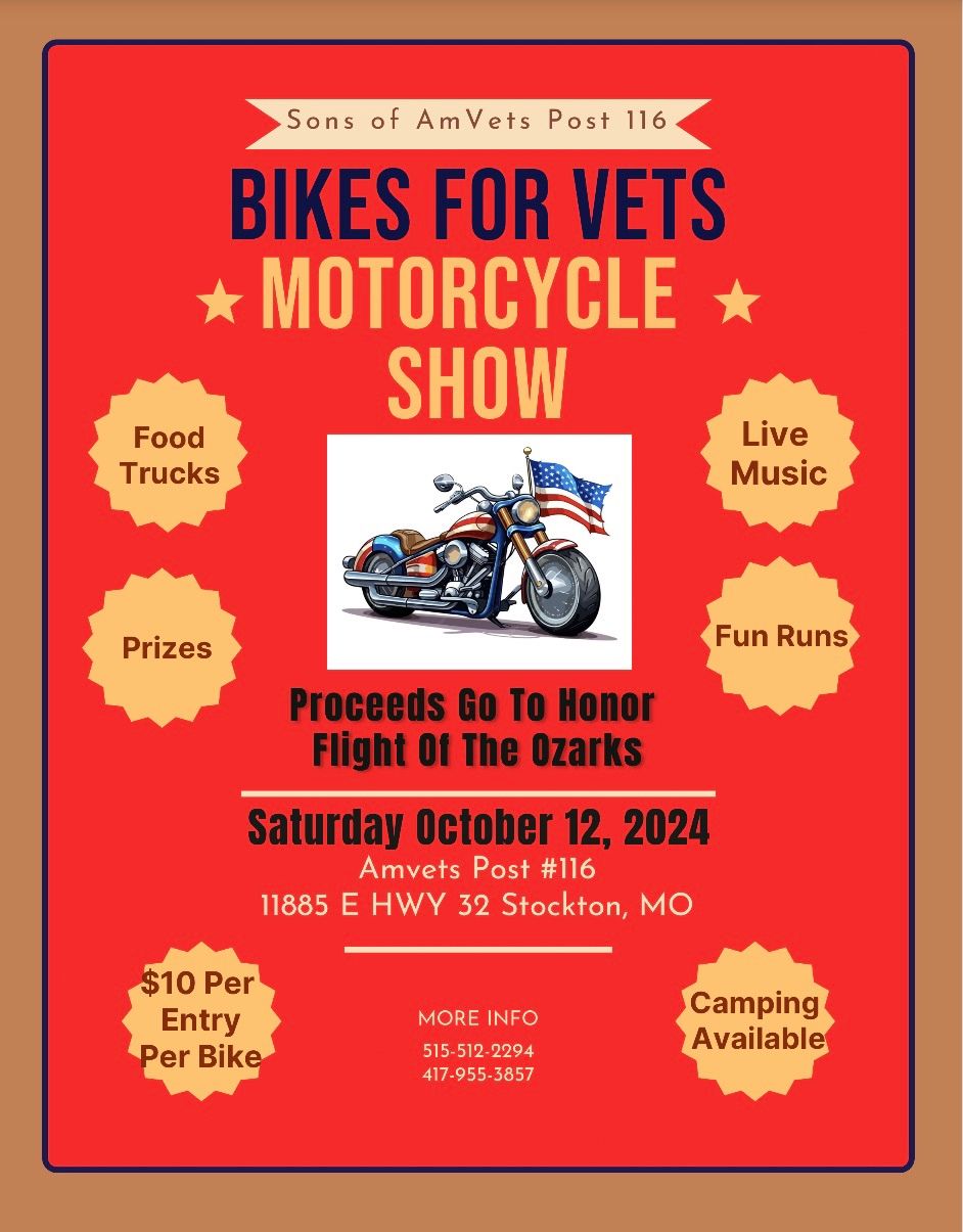 Inaugural Bikes For Vets Motorcycle Show