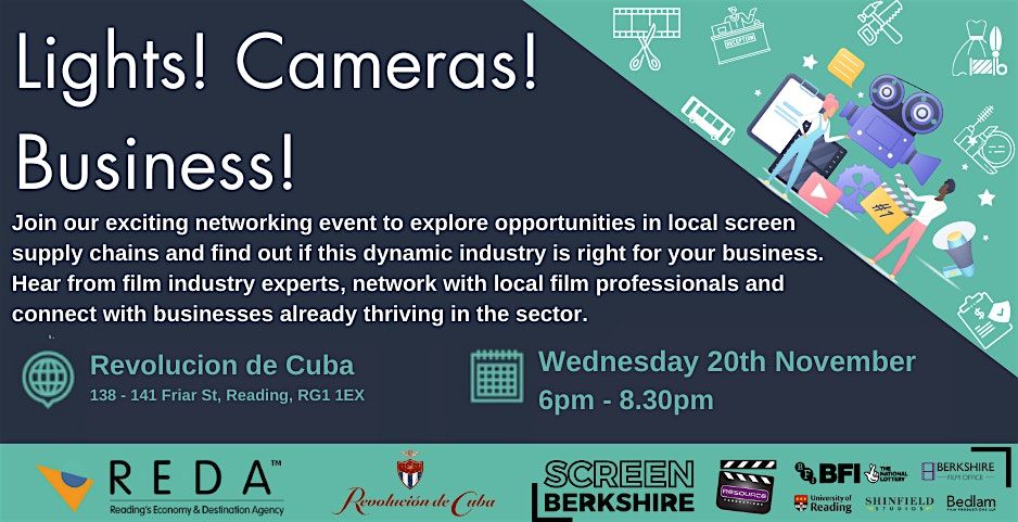 Lights! Cameras! Business! \u2013 Reading\u2019s Network  is Back!