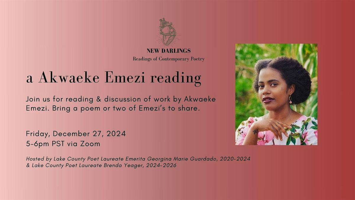 a Akwaeke Emezi reading