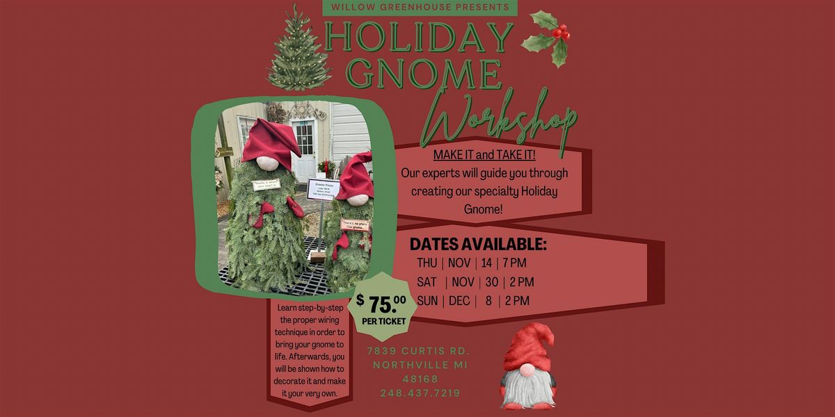 Holiday Gnome Workshop