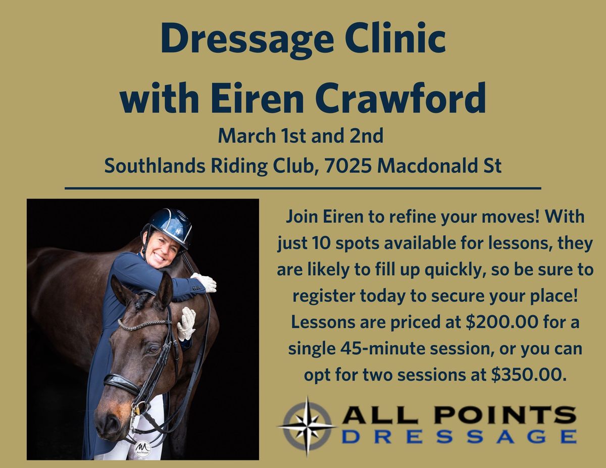 Eiren Crawford Dressage Clinic 