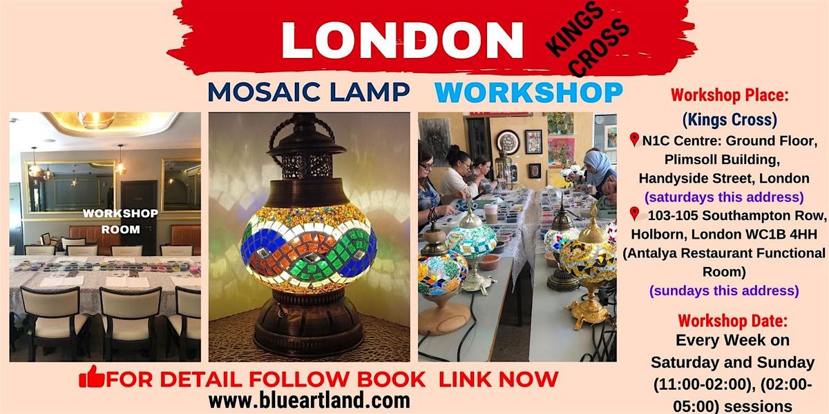 Mosaic Lamp Workshop London (Kings Cross)