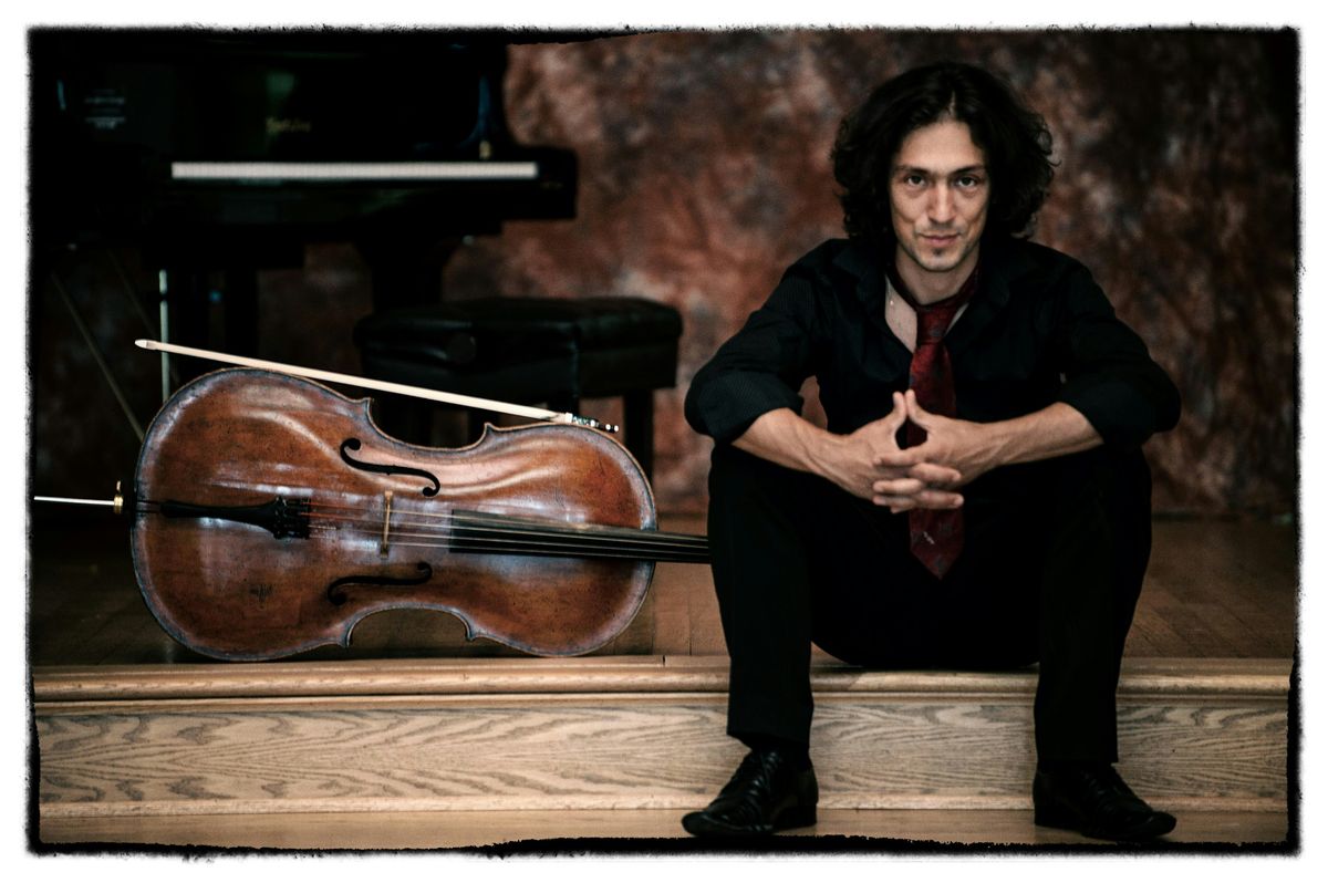 IAN MAKSIN in PORT ANGELES:  "SONGS OF THE VAGABOND CELLO"